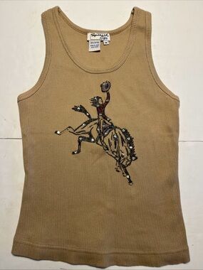 Spiegel Life Rodeo Camisole Shimmer Top Womens Y2K Rare
